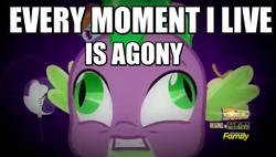Size: 861x488 | Tagged: safe, edit, edited screencap, screencap, fluttershy, rainbow dash, rarity, spike, g4, the one where pinkie pie knows, back to the future, balloon, derp, discovery family, image macro, male, meme, the simpsons