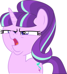 Size: 1745x1943 | Tagged: safe, artist:muffmuffmuffin, starlight glimmer, pony, unicorn, crusaders of the lost mark, g4, arin hanson face, female, s5 starlight, simple background, solo, transparent background, vector