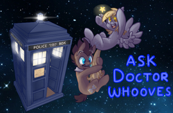 Size: 628x410 | Tagged: safe, artist:buljong, derpy hooves, doctor whooves, time turner, earth pony, pony, ask doctor whooves, g4, ask, male, stallion, tardis, tumblr