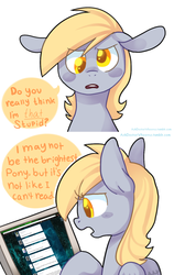 Size: 500x791 | Tagged: safe, artist:buljong, derpy hooves, pegasus, pony, ask doctor whooves, g4, ask, female, mare, tumblr