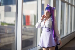 Size: 2048x1365 | Tagged: safe, artist:mariedoll, twilight sparkle, human, g4, clothes, cosplay, costume, irl, irl human, photo, skirt