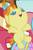 Size: 275x415 | Tagged: safe, screencap, cup cake, pumpkin cake, earth pony, pony, g4, the one where pinkie pie knows, arms in the air, cute, looking up, pumpkinbetes, smiling