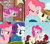 Size: 1022x894 | Tagged: safe, screencap, cherry jubilee, featherweight, pinkie pie, rarity, baby cakes, g4, party pooped, the lost treasure of griffonstone, the one where pinkie pie knows, loss (meme), meme, out of context