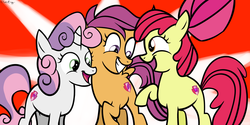 Size: 2000x1000 | Tagged: safe, artist:catz537, apple bloom, scootaloo, sweetie belle, crusaders of the lost mark, g4, cutie mark, cutie mark crusaders, the cmc's cutie marks