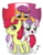 Size: 2012x2573 | Tagged: safe, artist:flufflelord, apple bloom, scootaloo, sweetie belle, earth pony, pegasus, pony, unicorn, crusaders of the lost mark, g4, apple bloom's bow, blushing, bow, cute, cutie mark, cutie mark crusaders, female, filly, hair bow, high res, looking up, pony pile, scootalove, smiling, the cmc's cutie marks, wink