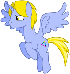 Size: 5000x5266 | Tagged: safe, artist:dashiemlpfim, artist:missgoldendragon, oc, oc only, oc:delta brony, alicorn, pony, .svg available, absurd resolution, alicorn oc, commission, floating, ponyscape, simple background, solo, transparent background, vector