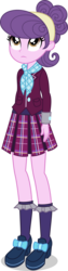 Size: 2100x8345 | Tagged: safe, artist:xebck, suri polomare, equestria girls, g4, my little pony equestria girls: friendship games, absurd resolution, clothes, crystal prep academy, crystal prep academy uniform, crystal prep shadowbolts, female, high heels, pleated skirt, scarf, school uniform, simple background, skirt, solo, transparent background, vector