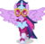 Size: 4608x4500 | Tagged: safe, artist:xebck, twilight sparkle, alicorn, pony, g4, power ponies (episode), absurd resolution, clothes, female, goggles, mare, masked matter-horn costume, outfit, paralyzed, power ponies, raised hoof, simple background, solo, spread wings, superhero, transfixed, transparent background, twilight sparkle (alicorn), vector