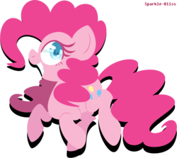 Size: 1024x912 | Tagged: safe, artist:sparkle-bliss, pinkie pie, g4, female, simple background, solo, transparent background
