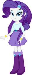 Size: 2981x6833 | Tagged: safe, artist:strumfreak, rarity, equestria girls, g4, absurd resolution, bedroom eyes, big head, boots, clothes, female, looking at you, simple background, skirt, solo, transparent background, vector, wristband