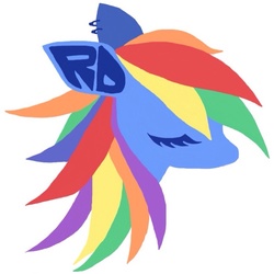 Size: 697x697 | Tagged: safe, artist:touyama, rainbow dash, g4, female, solo