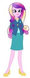 Size: 3500x8902 | Tagged: safe, artist:mixiepie, dean cadance, princess cadance, equestria girls, g4, my little pony equestria girls: friendship games, absurd resolution, clothes, female, hands behind back, high heels, necklace, paint tool sai, simple background, solo, transparent background, vector