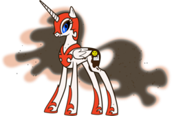 Size: 850x576 | Tagged: safe, edit, oc, oc only, oc:sadness factory, alicorn, pony, american football, cleveland browns, nfl, solo