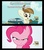 Size: 1028x1177 | Tagged: safe, featherweight, pinkie pie, g4, my little pony: friendship is magic, the one where pinkie pie knows, image macro, meme