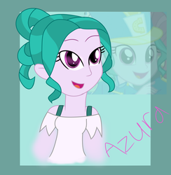 Size: 1024x1051 | Tagged: safe, artist:berrypunchrules, azura wrap, equestria girls, g4, my little pony equestria girls: friendship games, alternate clothes, background human, female, solo