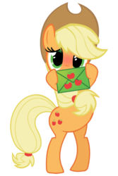 Size: 2000x3000 | Tagged: safe, artist:purezparity, applejack, earth pony, pony, g4, bipedal, blushing, crush, cute, female, high res, jackabetes, letter, looking at you, love letter, simple background, solo, transparent background, vector