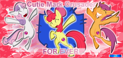 Size: 2324x1094 | Tagged: safe, artist:boomerxbubbles, apple bloom, scootaloo, sweetie belle, crusaders of the lost mark, g4, cutie mark, cutie mark crusaders, the cmc's cutie marks