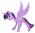 Size: 1813x1693 | Tagged: safe, artist:corpselucefer, twilight sparkle, alicorn, pony, g4, female, mare, simple background, solo, spread wings, transparent background, twilight sparkle (alicorn)