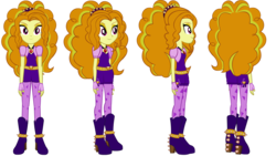 Size: 1920x1080 | Tagged: safe, artist:yoshigreenwater, adagio dazzle, equestria girls, g4, my little pony equestria girls: rainbow rocks, amulet, clothes, female, fingerless gloves, flash puppet, gloves, looking at you, necklace, side view, solo