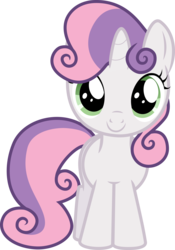 Size: 7013x9996 | Tagged: safe, artist:geometrymathalgebra, sweetie belle, pony, unicorn, flight to the finish, g4, absurd resolution, cute, diasweetes, female, filly, foal, looking at you, simple background, smiling, solo, transparent background, vector