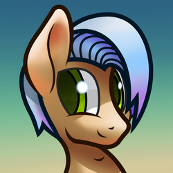 Size: 2000x2000 | Tagged: safe, oc, oc only, oc:atelo, pony, green eyes, high res, male, silver, stallion, tan