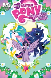 Size: 1054x1600 | Tagged: safe, idw, princess celestia, princess luna, twilight sparkle, alicorn, pony, friendship is magic #38, g4, my little pony: friendship is magic (idw), spoiler:comic, female, mare, twilight sparkle (alicorn)