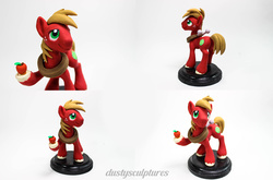 Size: 2000x1320 | Tagged: safe, artist:dustysculptures, big macintosh, earth pony, pony, g4, male, sculpture, solo, stallion