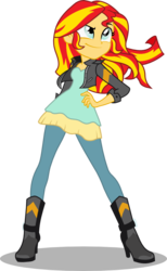 Size: 555x900 | Tagged: safe, artist:seahawk270, sunset shimmer, equestria girls, g4, my little pony equestria girls: friendship games, clothes, female, hand on hip, leather jacket, pose, simple background, solo, transparent background, vector