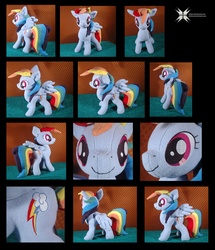 Size: 3800x4428 | Tagged: safe, artist:oblitor, rainbow dash, g4, irl, photo, plushie, solo