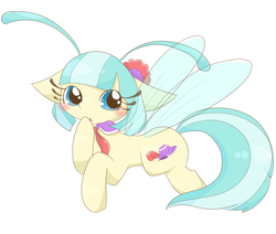 Size: 1280x1085 | Tagged: safe, artist:animal11991, coco pommel, breezie, g4, blushing, breeziefied, cocobetes, cute, female, solo, species swap, weapons-grade cute