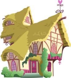 Size: 2804x3048 | Tagged: safe, artist:zacatron94, g4, background house, building, high res, house, no pony, ponyville, resource, simple background, transparent background, vector