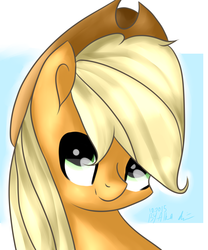 Size: 2500x3000 | Tagged: safe, artist:alka-pony2, applejack, g4, female, high res, portrait, solo