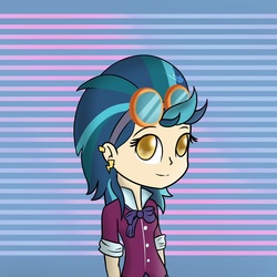 Size: 1200x1200 | Tagged: safe, artist:bobomato, indigo zap, equestria girls, g4, my little pony equestria girls: friendship games, cute, female, looking at you, smiling, solo, zapabetes