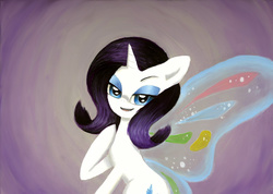 Size: 2395x1710 | Tagged: safe, artist:thecheeseburger, rarity, g4, sonic rainboom (episode), female, solo