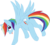 Size: 795x722 | Tagged: safe, artist:mechanicalmasochist, rainbow dash, g4, female, simple background, solo, tongue out, transparent background