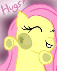 Size: 480x600 | Tagged: safe, artist:joejoekk, fluttershy, g4, cute, hug, hug request, screensaver