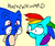 Size: 300x250 | Tagged: safe, artist:mewtwo365, rainbow dash, g4, 1000 hours in ms paint, awkward, crossover, drawception, face swap, male, ms paint, sega, simple background, sketch, sonic the hedgehog, sonic the hedgehog (series), sweat
