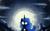 Size: 600x369 | Tagged: safe, artist:hewison, princess luna, pony, g4, female, glowing eyes, moon, solo