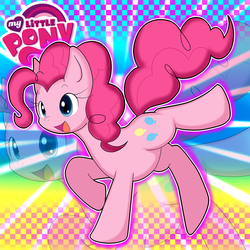 Size: 1000x1000 | Tagged: safe, artist:rougebat, pinkie pie, g4, female, solo, zoom layer