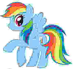 Size: 358x335 | Tagged: safe, rainbow dash, pony, g4, female, jpegasus, needs more jpeg, solo, wat