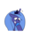 Size: 2550x3509 | Tagged: dead source, safe, artist:spaerk, princess luna, g4, female, high res, s1 luna, simple background, snickering, solo, transparent background, trolluna