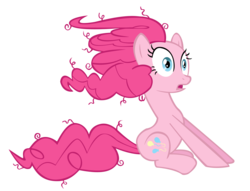 Size: 2660x2030 | Tagged: safe, artist:andy18, pinkie pie, g4, female, high res, messy mane, solo, windswept mane