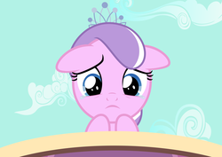 Size: 8192x5793 | Tagged: safe, artist:thatguy1945, screencap, diamond tiara, earth pony, pony, crusaders of the lost mark, g4, absurd resolution, crying, cute, diamondbetes, female, filly, sad, solo, the pony i want to be, tiara