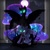 Size: 1024x1020 | Tagged: safe, artist:hosikawa, nightmare moon, princess luna, alicorn, pony, g4, dark magic, darkness, female, filly, glowing eyes, magic, moon, pixiv, rearing, s1 luna, solo, transformation, woona