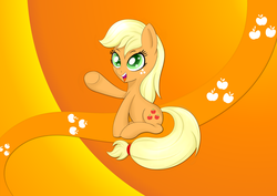 Size: 3499x2473 | Tagged: safe, artist:canister, applejack, g4, female, high res, solo
