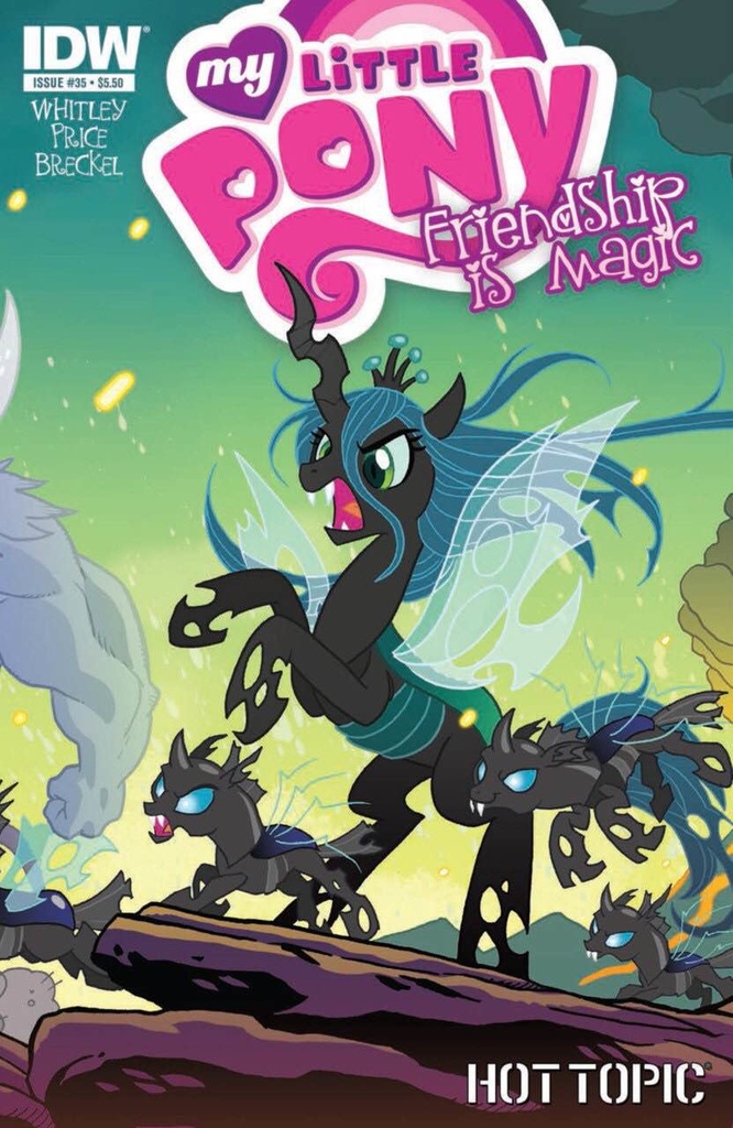 Safe Artist Tony Fleecs Idw Queen Chrysalis Changeling