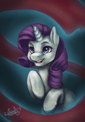 Size: 1000x1440 | Tagged: safe, artist:breakingreflections, rarity, g4, cute, female, magic, solo