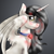 Size: 519x520 | Tagged: safe, artist:amber flicker, oc, oc only, oc:penumbra flicker, alicorn, pony, alicorn oc, solo