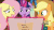 Size: 718x404 | Tagged: safe, edit, screencap, applejack, fluttershy, twilight sparkle, alicorn, pony, g4, the one where pinkie pie knows, animated, babyjack, birth certificate, blushing, embarrassed, female, floppy ears, stealth insult, subtle, sweat, sweating profusely, twilight sparkle (alicorn), worst pony