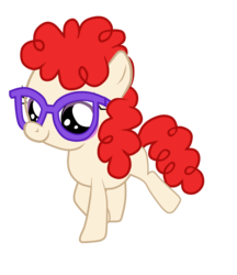 Size: 1116x1294 | Tagged: safe, twist, crusaders of the lost mark, g4, cute, female, glasses, happy, simple background, smiling, solo, transparent background, vector